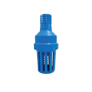 [233-50C]  หัวดูดสวมสาย PVC  2 สีฟ้า