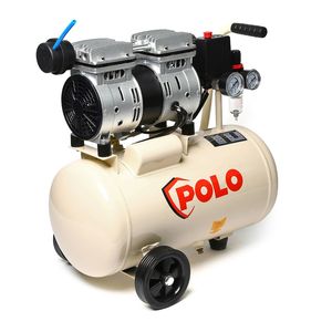 POLO ปั๊มลมออยล์ฟรี 1HP 24L