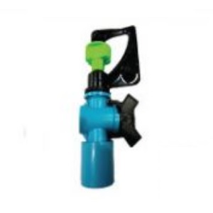 317-NPVC1 สปริงเกอร์สายฟ้าใบนิ้กโก้+วาล์วPVC1/2