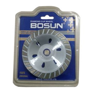 BOSUN ถ้วยเพชรขัดพื้น TURBO4 น้ำเงิน B121-0210
