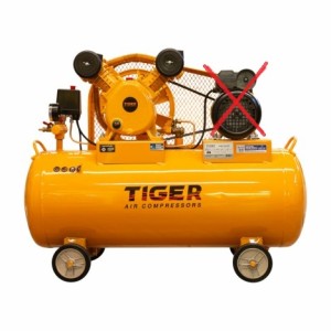 TIGER ปั๊มลมสายพาน[ไม่รวมมอเตอร์] 1/2HP 70L