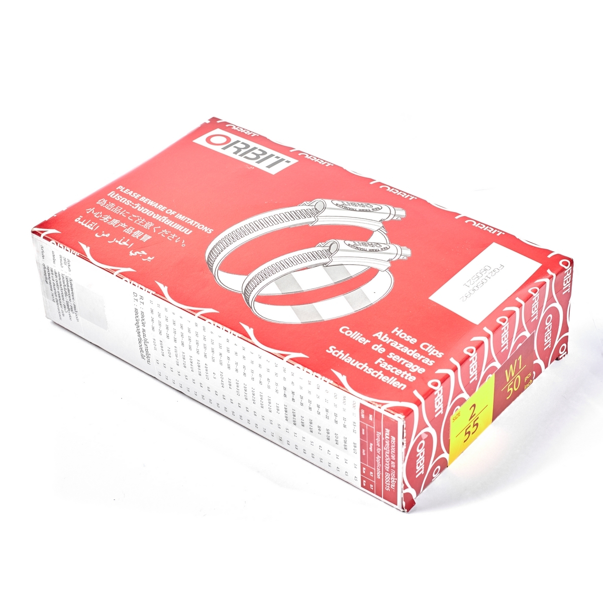 ORBIT เข็มขัด [1]เข็มขัดรัดท่อขนาด 1-1.3/8 O101-0070