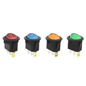 สวิทซ์กลม/สี่เหลี่ยม เล็ก 12v[คละสี คละแบบ]