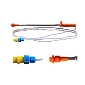 [สีส้ม]ด้ามสไลด์ก้านฉีดพ่นยาแบตเตอรี่ยาว 3.5 เมตร