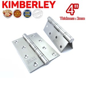 KIMBERLEY No.919-4 3MM หนาพิเศษบานพับสแตนเลสแท้วงแหวนใหญ่