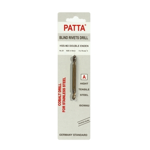PATTA ดอกเจาะรีเวท เบอร์ 6 [4.90มม. เบอร์ 10]