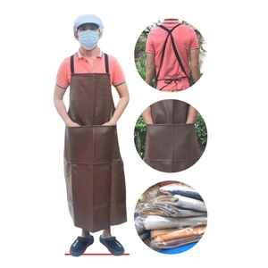 เสื้อกันเปื้อน[เอี๊ยม]สำหรับตัดหญ้า[หนังพีวีซี]