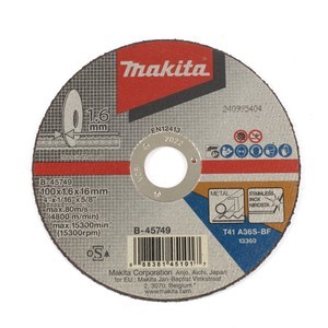 MAKITA แผ่นตัดเหล็ก 4x1.6mm B-45749