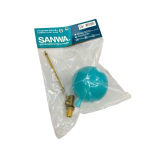 SANWA[ใหม่] วาล์วลูกลอย1/2 sanwa เขียว
