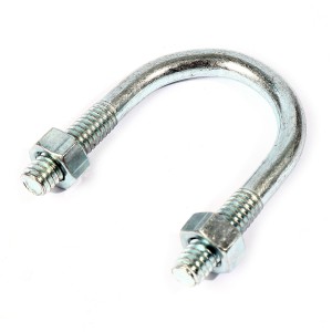 SET ยูโบลท์ 1.1/2 เหล็กรัดท่อ [U-Bolt] ชุบอิเล็กโทร กัลวาไนซ์ S7021-0125