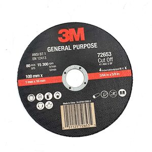 3M ใบตัดเหล็ก 4 สีดำ PN72653