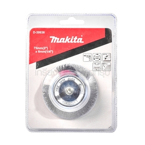 MAKITA D-39936 แปรงลวดถ้วยมีแกน 75MM