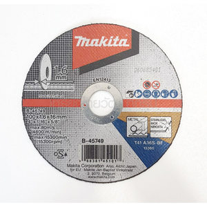 MAKITA แผ่นตัดเหล็ก 4x1.6mm B-45749