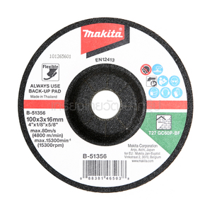 MAKITA ใบเจียรกระจก#60  แท้ B-51356