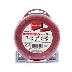 MAKITA  เอ็นตัดหญ้าเหลี่ยม 2.7 x 15ม. E-01828