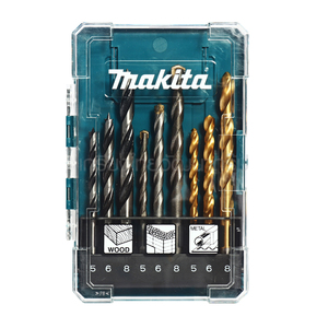 MAKITA D-71962 ชุดดอกสว่าเจาะปูน,ไม้,เหล็ก 9pcs[แท้]