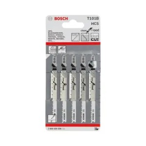 BOSCH ใบจิ๊กซอว์ T101B ไม้/ตรง อลูมิเนียมบาง<3มิล