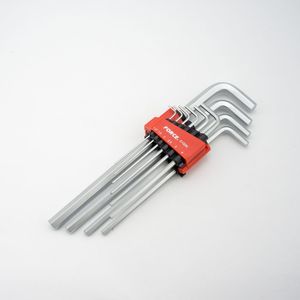 FORCE 5102XLB ชุดประแจหกเหลี่ยมหัวบอลยาวพิเศษ 10 ชิ้น