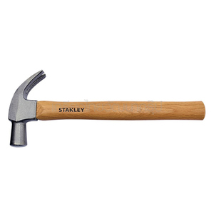 STANLEY แท้ ค้อนหงอนด้ามไม้ หัวตรง13 16ออนซ์ 51-370