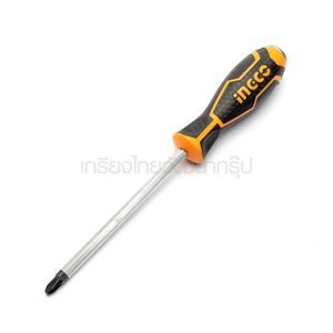 INGCO ไขควงหุ้มยาง ปากแฉก 6x150mm HS28PH2150