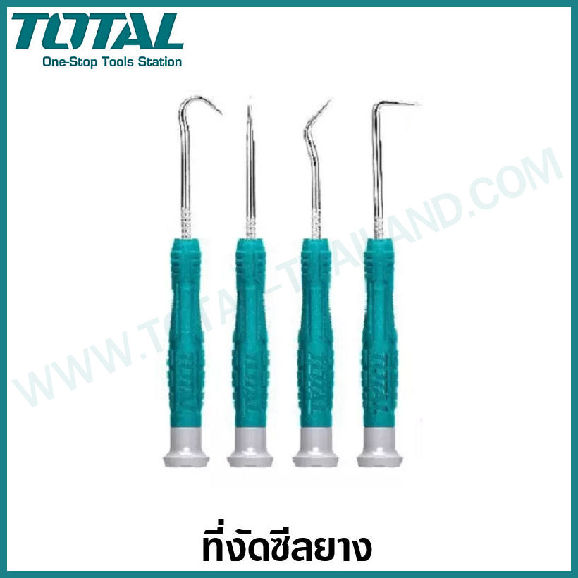 TOTAL ไขควงตะขอเกี่ยว 4 ตัวชุด TPHSK0401