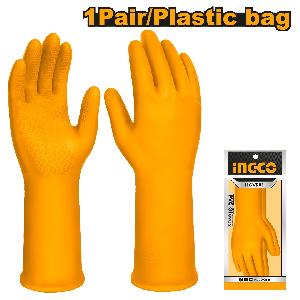 INGCO ถุงมือยาง PVC HGVP01 