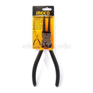 INGCO คีมหนีบแหวนปากตรง 7 นิ้ว HCCP011802