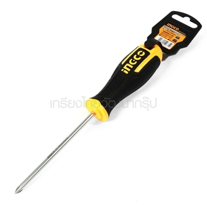INGCO ไขควงหุ้มยาง ปากแฉก 5x100MM HS28PH1100