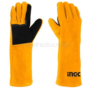 INGCO ถุงมือยางอย่างดี PVC HGVP02 