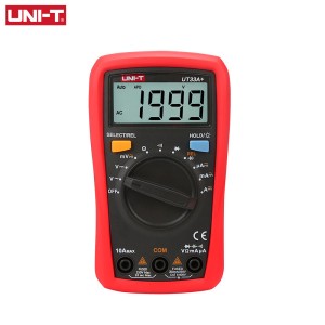 UNI-T มัลติมิเตอร์ดิจิตอล แท้ [600V 10A เทสแบตเตอรรี่ได้] UT33B+