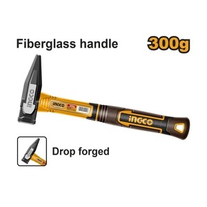INGCO ค้อนช่างทองด้ามไฟเบอร์ 300g. HMHS82300