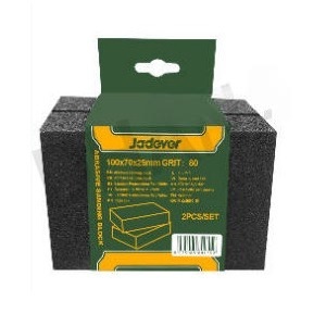 JADEVER กระดาษทรายฟองน้ำ เบอร์ 120 ขนาด 100 x 70 x 25 มม. รุ่น JDUK2502