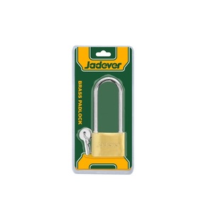 JADEVER กุญแจสปริงทองเหลืองคอยาว ขนาด 40 มม. รุ่น JDPD2440