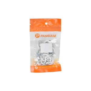 PANSIAM ตะขอตัวC หุ้มPVC 1 [24ตัว]