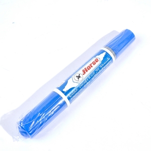 HORSE ปากกาเคมี 2 หัว -สีน้ำเงิน H251-0005