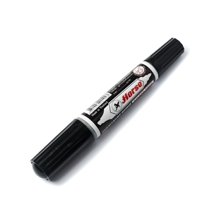 HORSE ปากกาเคมี 2 หัว -สีดำ H251-0015
