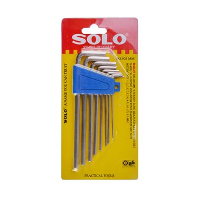 SOLO ปะแจหกเหลี่ยมชุบขาว No.CRV905-8