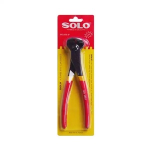SOLO คีมตัดหัวตะปูด้ามแดงทรงอเมริกา No.607-7