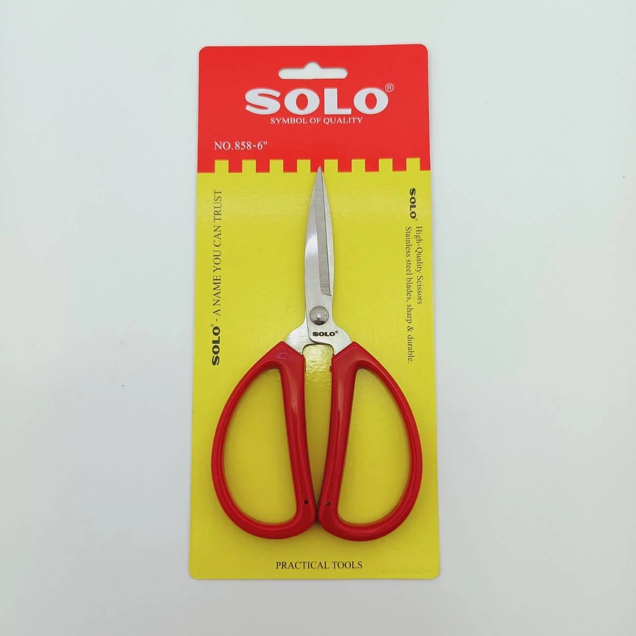 SOLO กรรไกรปากแหลม no.858-6
