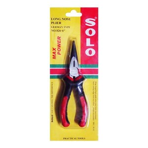 SOLO คีม MAX-POWER ปากแหลม no.826-6