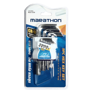 MARATHON ชุดประแจหกเหลี่ยม 9 ชิ้น