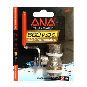 ANA ก็อกวาล์วด้ามสแตนเลส เมียเมีย 1/4 1650-232