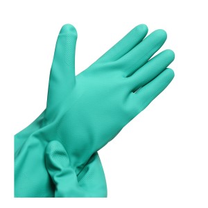 MASTER GLOVE DEXTOR ถุงมือยางไนไตร สีเขียว ไซส์ M