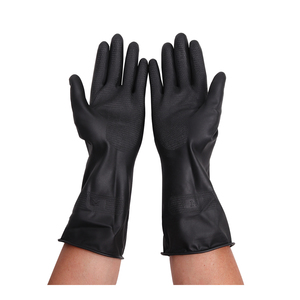 MASTER GLOVE KRATING ถุงมือยางธรรมชาติ สีดำ ใหญ่ XL