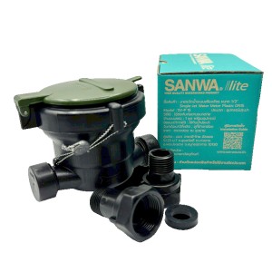 SANWA มาตรน้ำ[มิเตอร์น้ำ] SANWA PVC 1/2