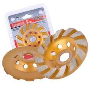 SUMO ถ้วยเพชรขัดพื้น 4 แบบขัดหยาบ สีทอง