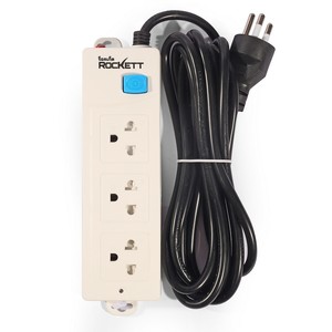 ROCKETT รางปลั๊ก 3 ช่อง 3 เมตร 1สวิทซ์ R101-7010
