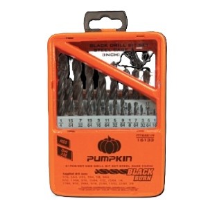 16133 ชุดดอกสว่านเจาะเหล็ก 21ชิ้น PUMPKIN