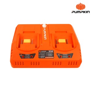 50385 เครื่องแท่นชาร์จแบตเตอรี่แบบชาร์จคู่ Pumpkin