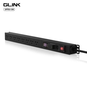 GLINK รางปลั๊กเซฟตี้ โรงงาน+Surge 10ช่อง 2เมตร มอก.2432-2555 GPDU-11K